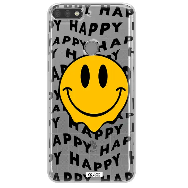 Happy Emoji Huawei Y7 Prime 2018 Clear TPU Case