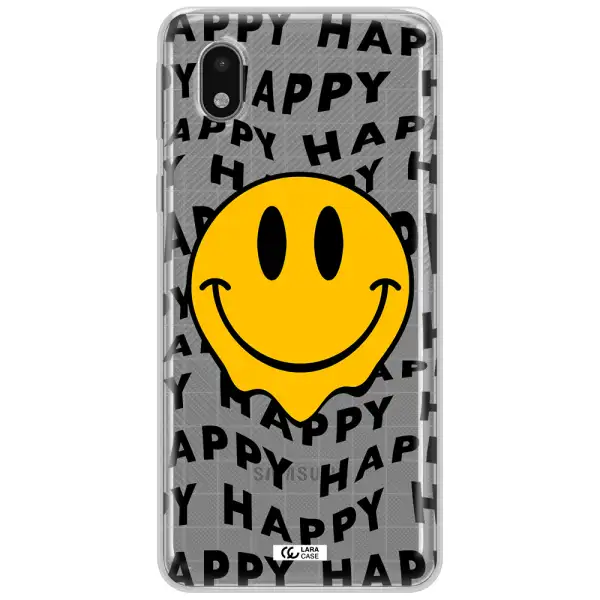 Happy Emoji Samsung A01 Core Clear Tpu Case
