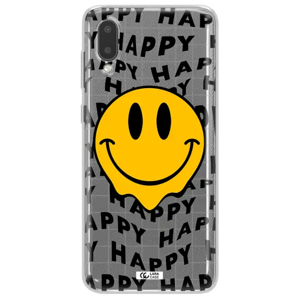 Happy Emoji Samsung A02 Clear TPU Case