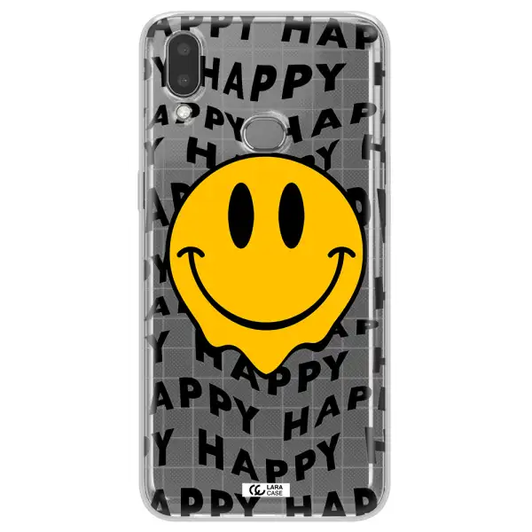 Happy Emoji Samsung A10S Clear TPU Case