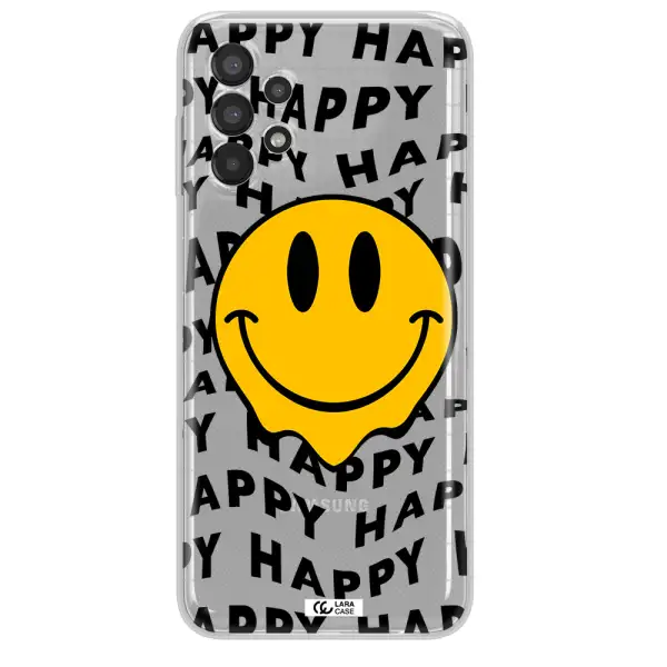 Happy Emoji Samsung A13 Clear TPU Case