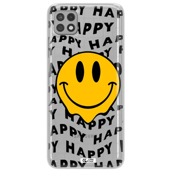 Happy Emoji Samsung A22 5g Clear TPU Case