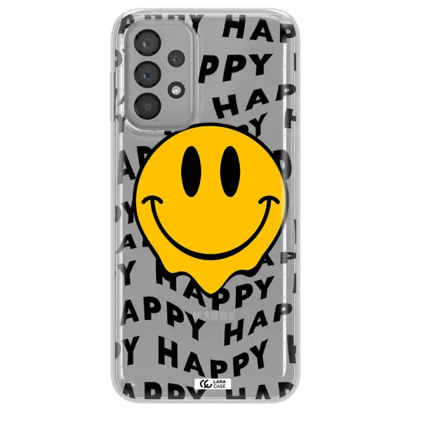 Happy Emoji Samsung A23 Clear TPU Case