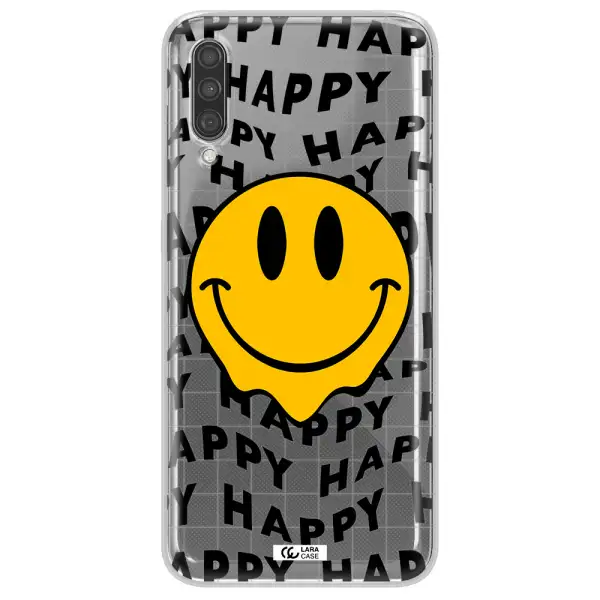 Happy Emoji Samsung A30S Clear TPU Case