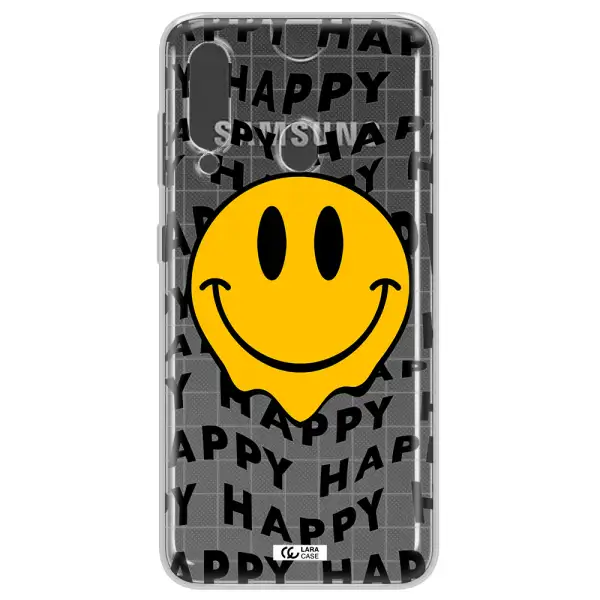 Happy Emoji Samsung A60 Clear TPU Case