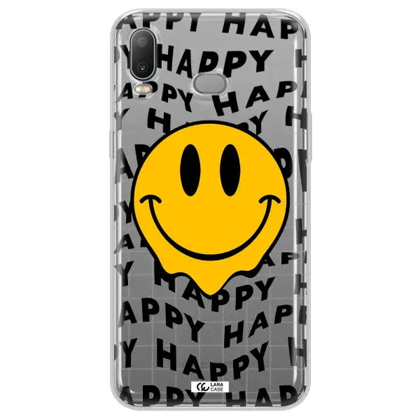 Happy Emoji Samsung A6S Clear TPU Case