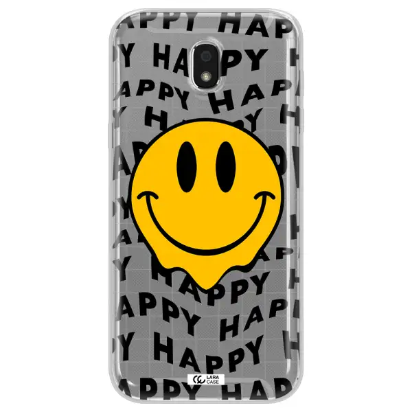 Happy Emoji Samsung J5 2017 Clear TPU Case