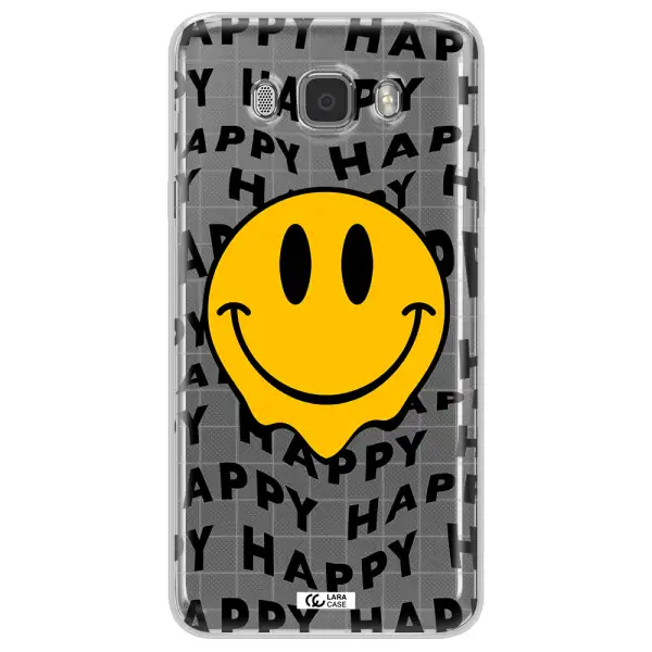 Happy Emoji Samsung J7 2016 Clear TPU Case