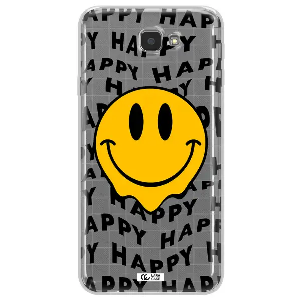 Happy Emoji Samsung J7 Prim Clear TPU Case
