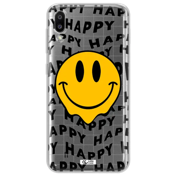Happy Emoji Samsung M10 Clear TPU Case