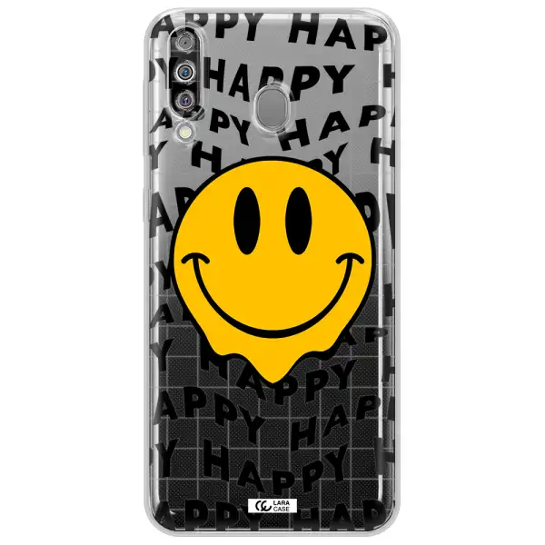 Happy Emoji Samsung M30 Clear TPU Case
