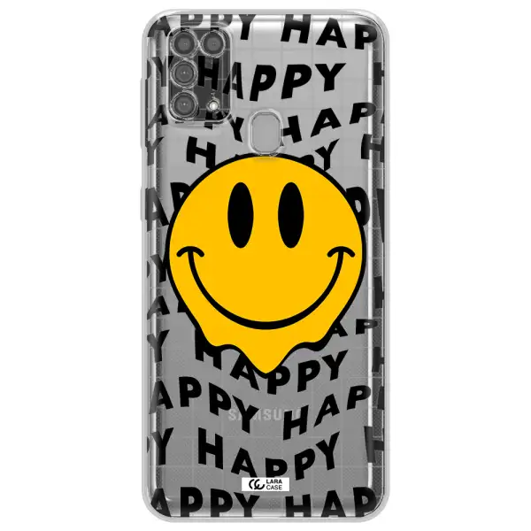 Happy Emoji Samsung M31 Clear TPU Case