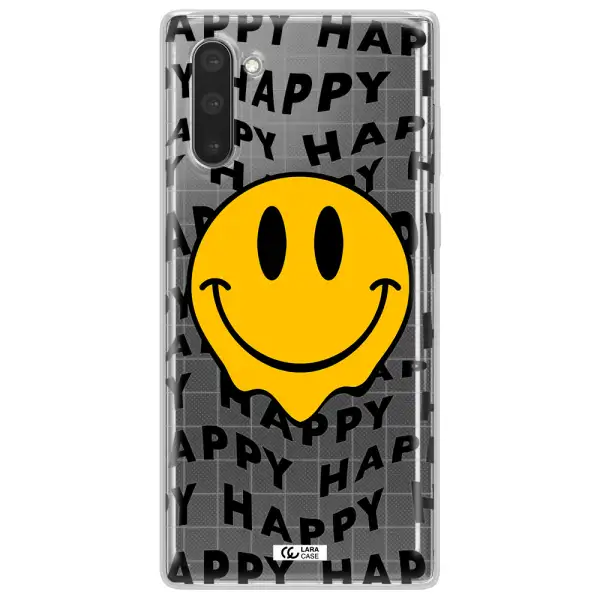 Happy Emoji Samsung Note 10 Clear TPU Case