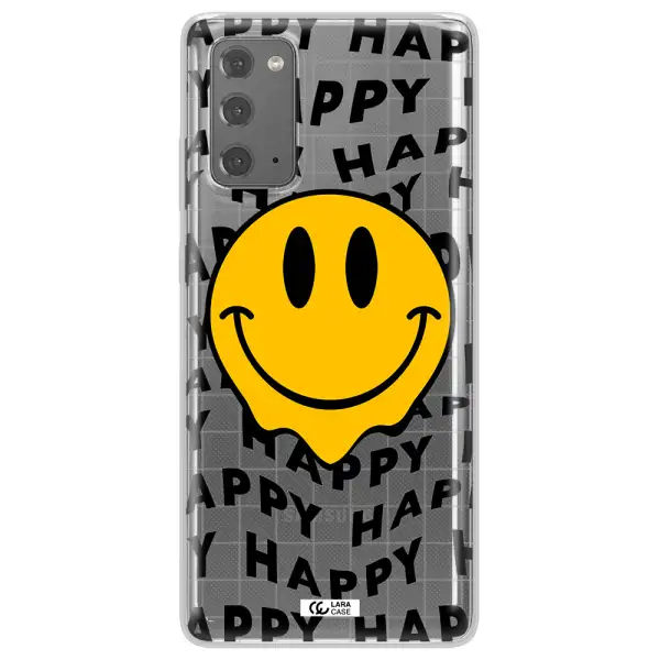 Happy Emoji Samsung Note 20 Clear TPU Case