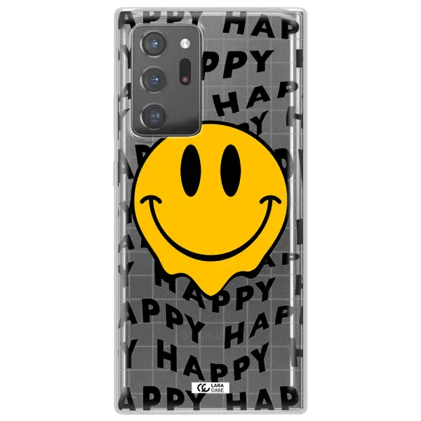 Happy Emoji Samsung Note 20 Ultra Clear TPU Case