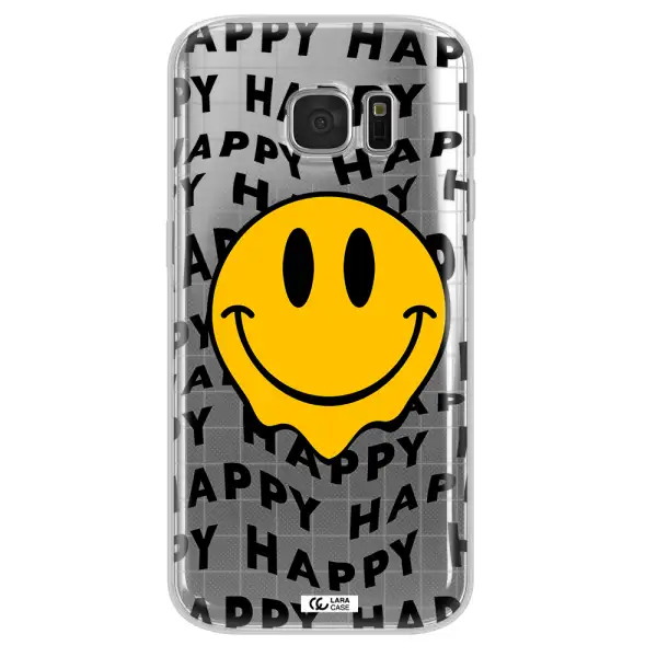 Happy Emoji Samsung S 7 Clear TPU Case