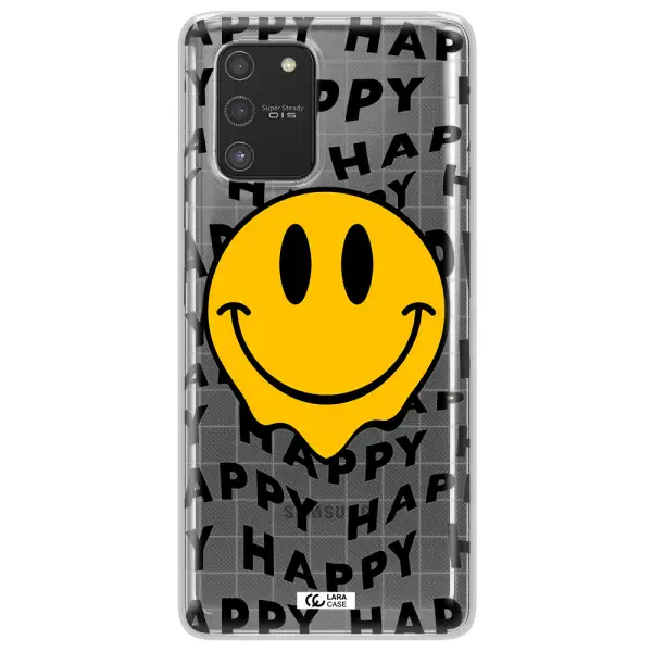 Happy Emoji Samsung S10 Lite Clear TPU Case