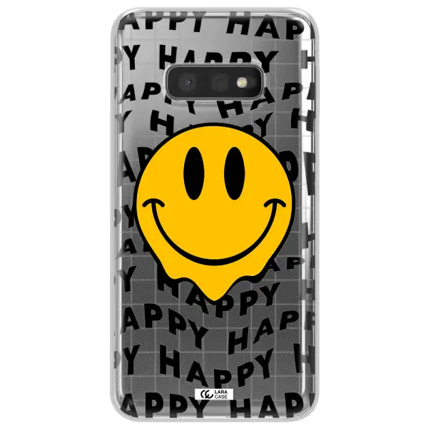 Happy Emoji Samsung S10e Clear TPU Case