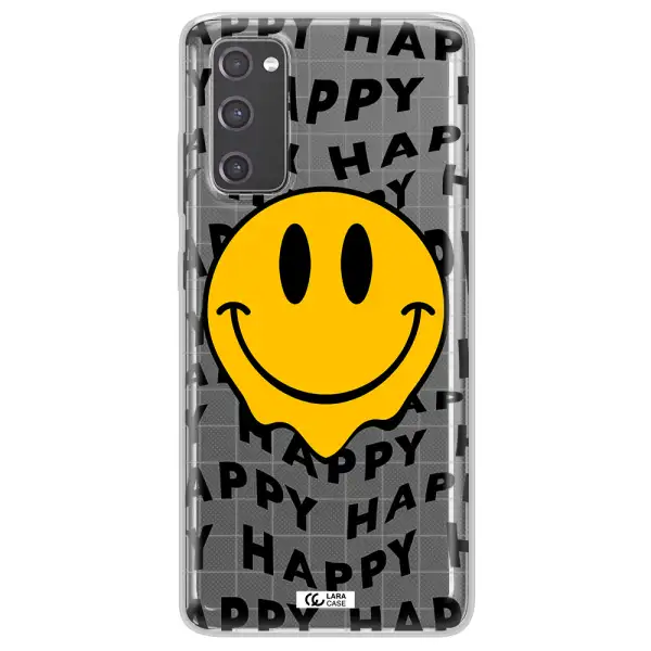 Happy Emoji Samsung S20 Fe Clear TPU Case