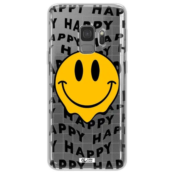 Happy Emoji Samsung S9 Clear TPU Case