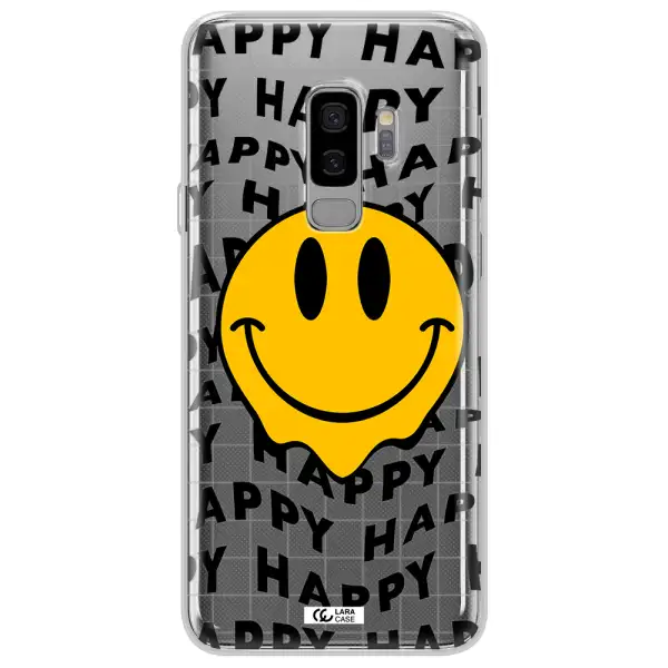 Happy Emoji Samsung S9 Plus Clear TPU Case