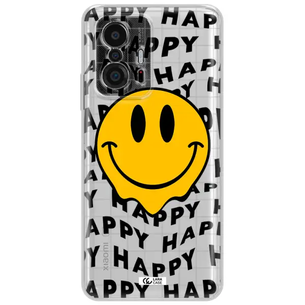 Happy Emoji Xiaomi 11T Clear Tpu Case