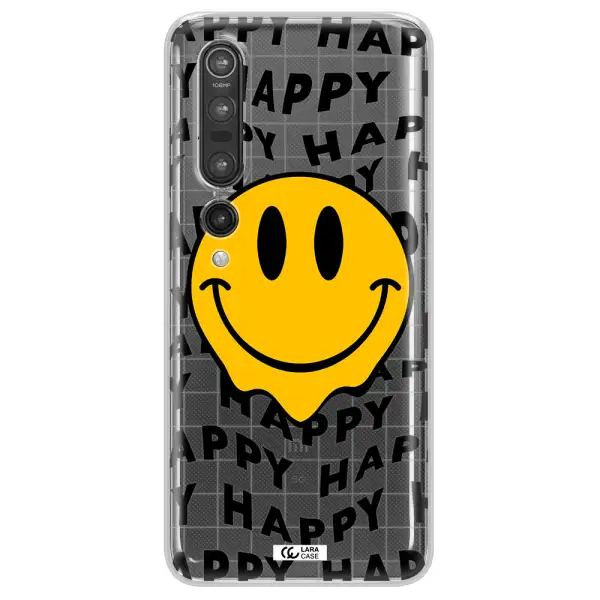 Happy Emoji Xiaomi Mi 10 Pro Clear TPU Case