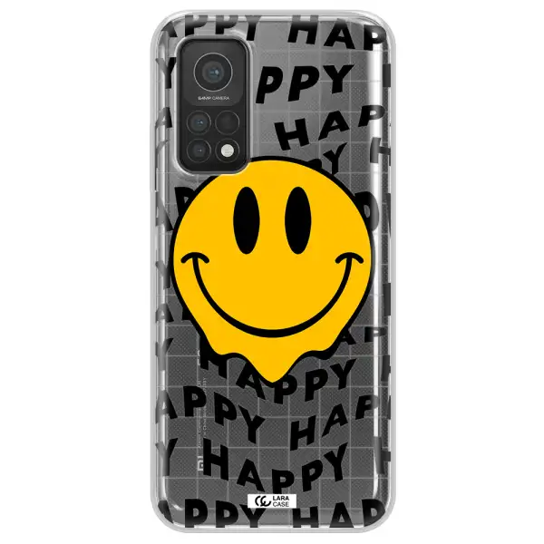 Happy Emoji Xiaomi Mi 10T Clear TPU Case