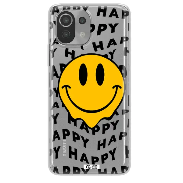 Happy Emoji Xiaomi Mi 11 Lite Clear TPU Case