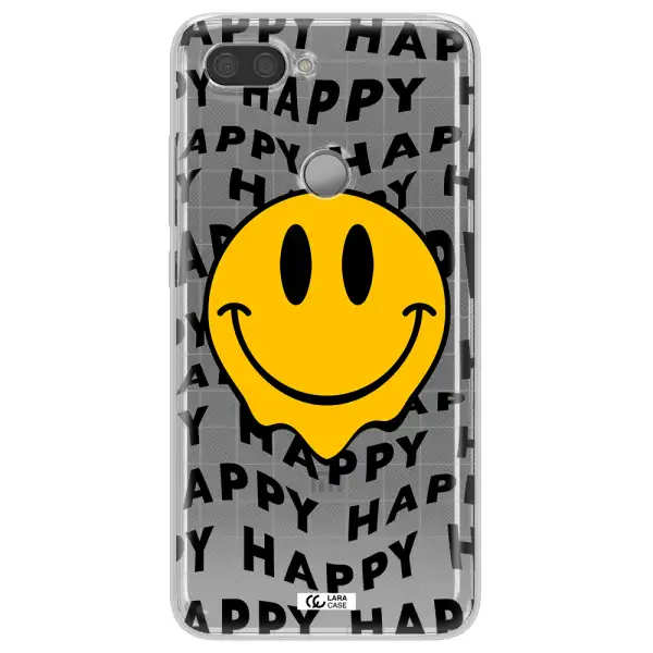Happy Emoji Xiaomi Mi 8 Lite Clear TPU Case