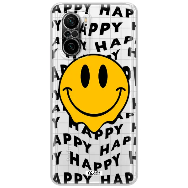 Happy Emoji Xiaomi Poco F3 Clear Tpu Case