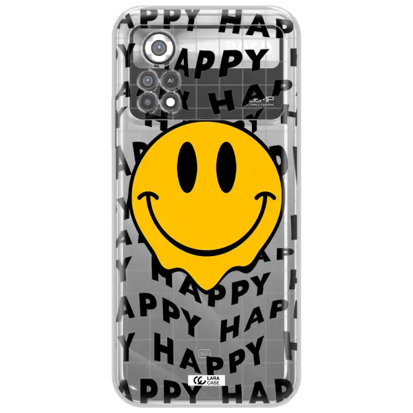 Happy Emoji Xiaomi Poco X4 Pro Clear TPU Case