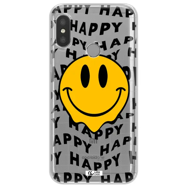 Happy Emoji Xiaomi Redmi 6 Pro Clear TPU Case