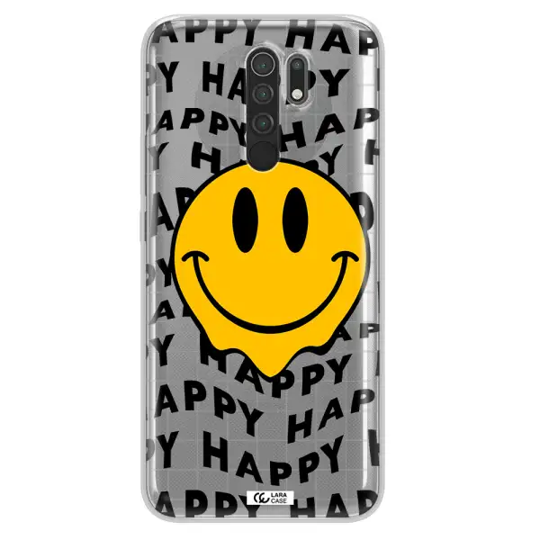Happy Emoji Xiaomi Redmi 9 Clear TPU Case