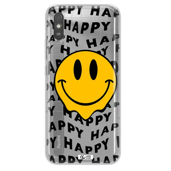 Happy Emoji Xiaomi Redmi 9A Clear TPU Case