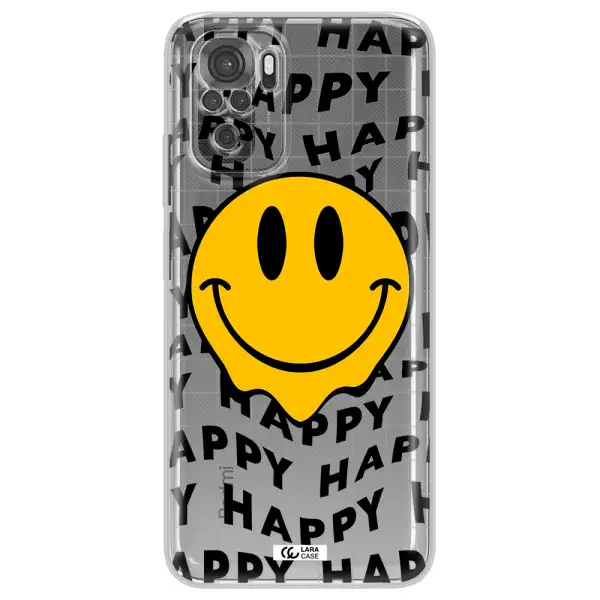 Happy Emoji Xiaomi Redmi Note 10S Clear Tpu Case