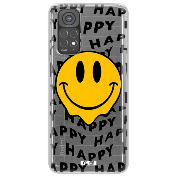 Happy Emoji Xiaomi Redmi Note 11 Clear TPU Case