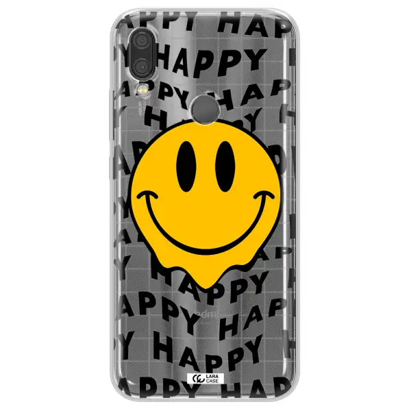 Happy Emoji Xiaomi Redmi Note 7 Clear TPU Case
