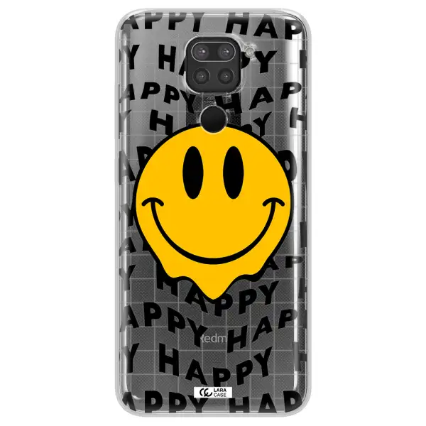 Happy Emoji Xiaomi Redmi Note 9 Clear TPU Case
