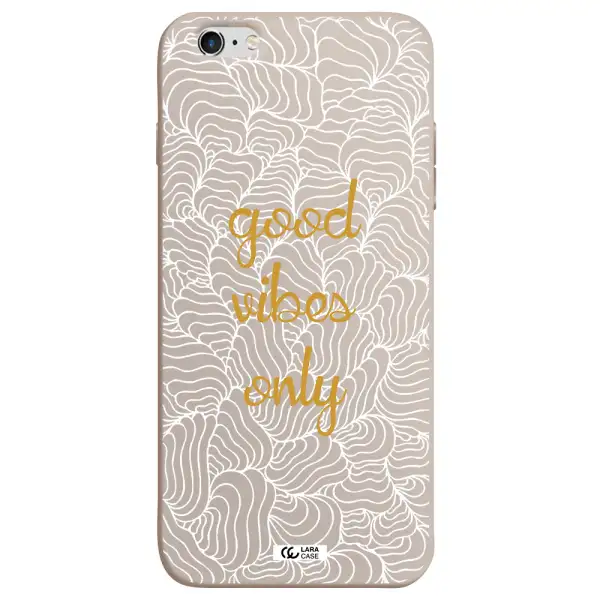 a white background with gold text Apple iPhone 6 plus Silicone Stone Case