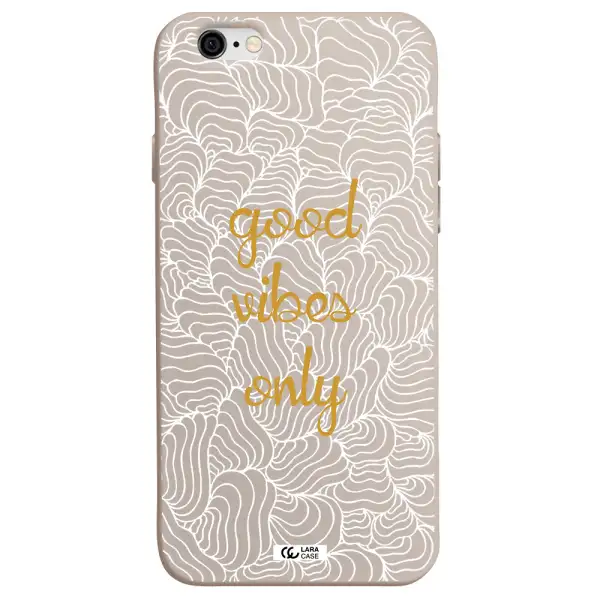 a white background with gold text Apple iPhone 6 Silicone Stone Case