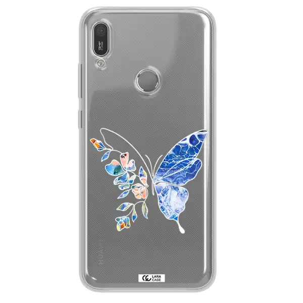 A White Background With Gold Text Huawei Y6 2019 Clear Tpu Case