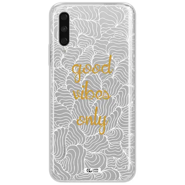 A White Background With Gold Text Huawei Y9S Clear Tpu Case