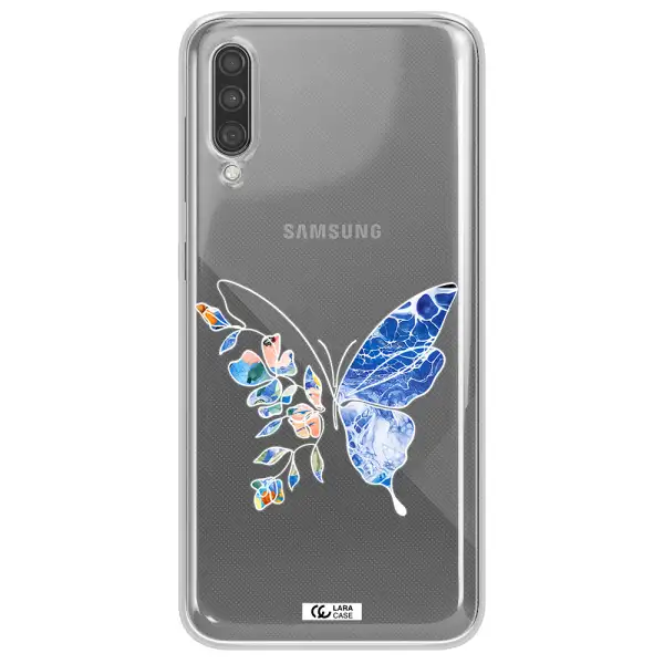 A White Background With Gold Text Samsung A30S Clear Tpu Case