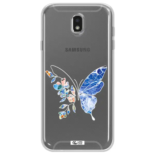A White Background With Gold Text Samsung J7 Pro Clear Tpu Case