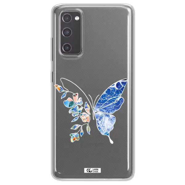 A White Background With Gold Text Samsung S20 Fe Clear Tpu Case