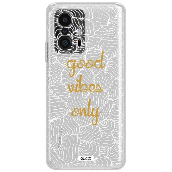 A White Background With Gold Text Xiaomi 11T Clear Tpu Case