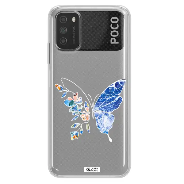 A White Background With Gold Text Xiaomi Poco M3 Clear Tpu Case