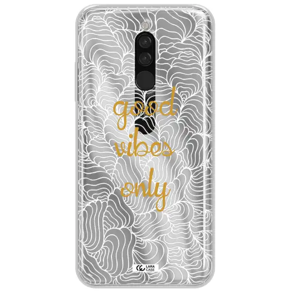 A White Background With Gold Text Xiaomi Redmi 8 Clear Tpu Case