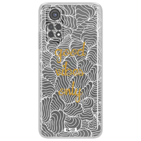 A White Background With Gold Text Xiaomi Redmi Note 11S Clear Tpu Case